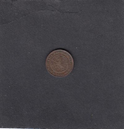 Beschrijving: 1/2 Cent WILHELMINA